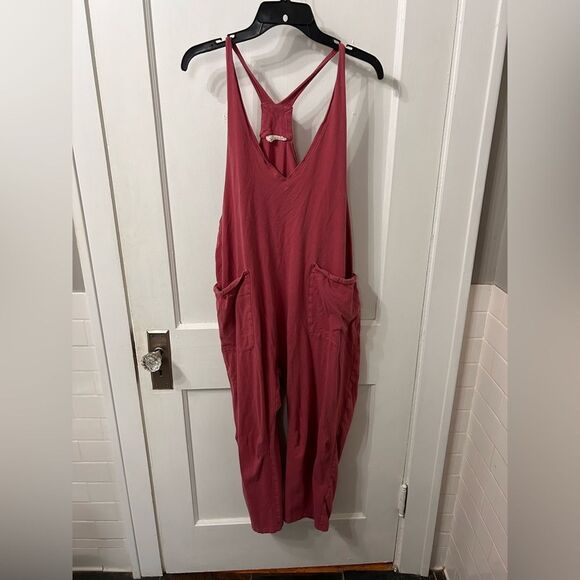 Women's Pink Jumpsuit - Picture 1 of 7